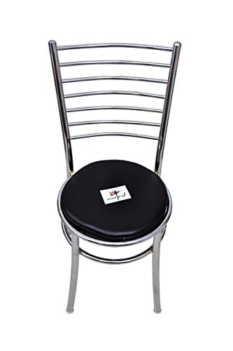 winifred Steel Reception Hotel Restaurant Dining Chair (Black) Pack of 1