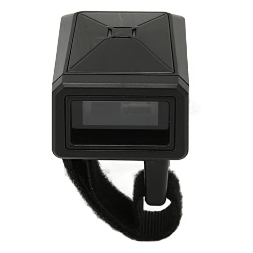 Lettore di Codici a Barre Senza Fili Mini Batteria Indossabile 2.4G del di a Anello 1D 400mAh per Smartphone