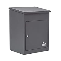 Algopix Similar Product 11 - Wall Mounted Gray Smart Package Drop