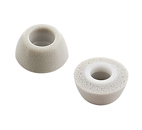 Image of ALXCD Foam Eartips Compatible with Sony WF-1000XM4 Earbuds, S /M /L 3 Pairs Soft Memory Foam Ear Tips, XM4 Foam Tips, Gray, SML
