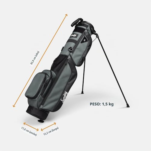 Miniatura 4 de Sunday Golf Loma Xl Bag - Bolsa De Golf Con Correa Y Soporte - Bolsa De Golf Pitch N Putt Fácil De Transportar - Par 3 Y Campos Ejecutivos 3.4 Libras Verde Medianoche