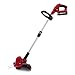Toro 51484 Cordless 12-Inch 20-Volt Lithium-Ion Electric Trimmer/Edger,Red/Silver