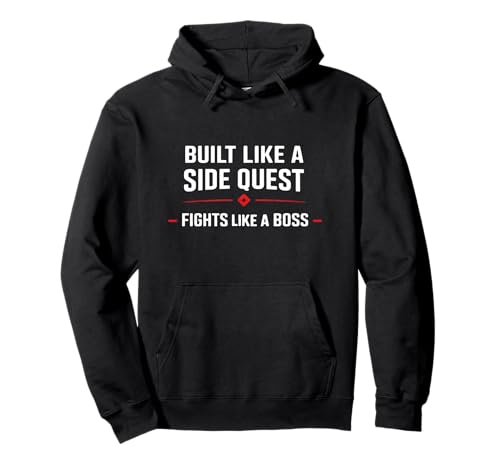 Construido como una búsqueda Lateral Lucha como un Jugador Divertido Jefe Sudadera con Capucha