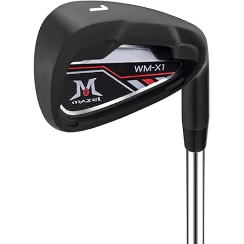 MAZEL WM-X1/2 Individual Men Golf Club Irons 1,2,3,4,5,6,7,8,9,Pitching Wedge,Approach Wedge,Sand Wedge with Graphite/Steel Shafts for Right Handed Cover