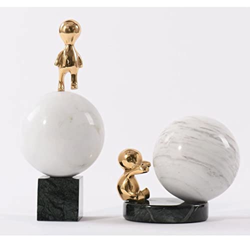 Boule de marbre décorative SSDD pour sublimer la table du salon - 7