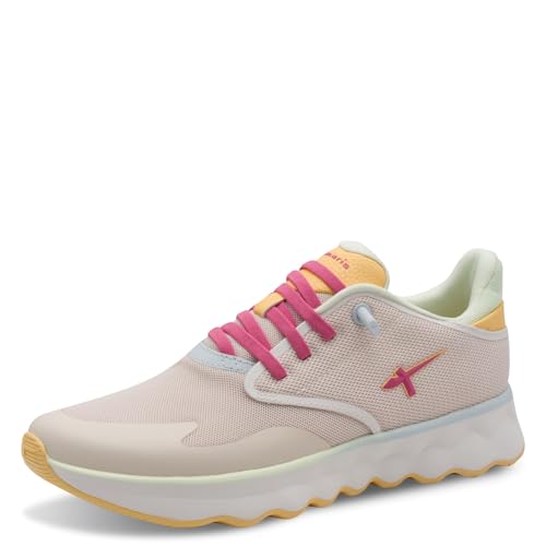 Tamaris Damen Low-Top Sneaker, Frauen Sneaker,fashletics,Weiss,braun,grau,rosa,Champagne,Chili patent,Copper,Gold,Olive,Ivory Comb,38 EU