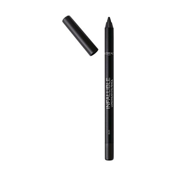 LOreal-Paris-Cosmetics-Infallible-Pro-Last-Waterproof-Pencil-Eyeliner-Black-0042-Ounce1-Count L'Oreal Paris Cosmetics Infallible Pro-Last Waterproof Pencil Eyeliner, Black, 0.042 Ounce,1 Count