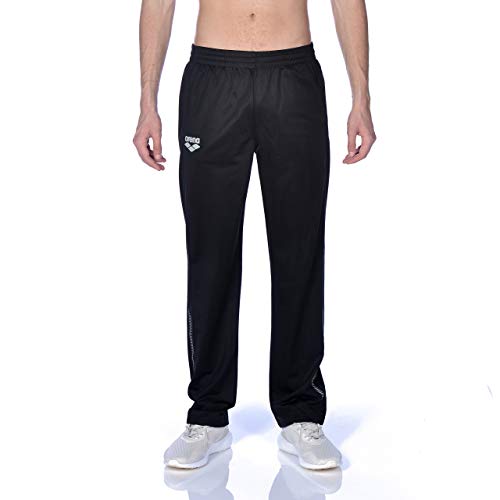 ARENA Team Line Knitted Poly Tracksuit Lightweight Athletic Jacket and Pants for Men and Women, Black - Pants, XXL