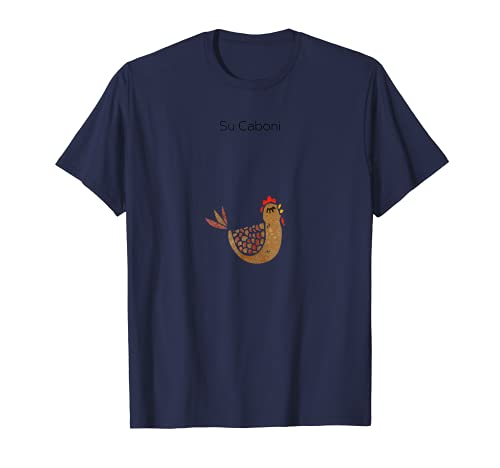Hombre Caboni, el gallo de los lindos nombres de animales sardanos cantando Camiseta