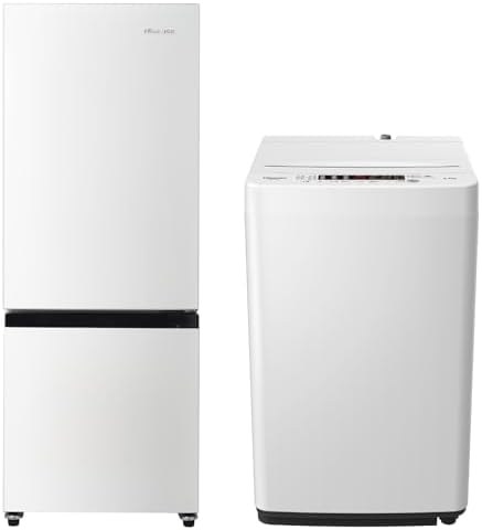 Amazon.co.jp: 【セット買い】ハイセンス 冷蔵庫 幅48.1cm 162L 