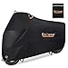 Enzeno Motorrad Abdeckplane wasserdicht ,Motorradabdeckung Outdoor&Indoor,Motorradplane XXXL 210D Oxford Stoff Abdeckhaube Doppelt genähter mit Wasserdichten Streifen 265cmx105cmx133cm