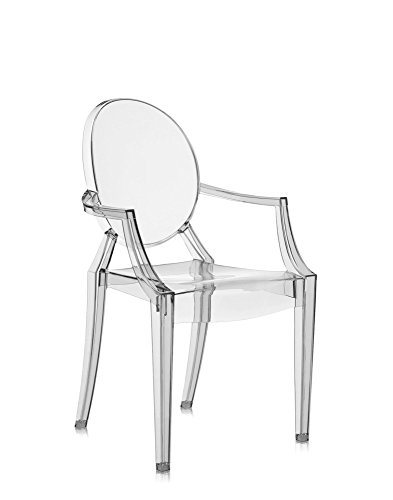Kartell Louis Ghost, Set da 2 Sedie, Fumé Chiaro