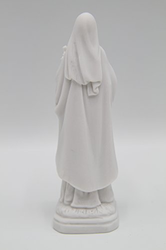 Estatua religiosa de Santa Teresita de Lisieux 4 1/4 pulg miniatura 4