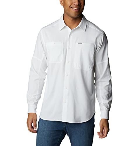 Image of Columbia Men's Silver Ridge Utility Lite Long Sleeve, White, 6X Big
