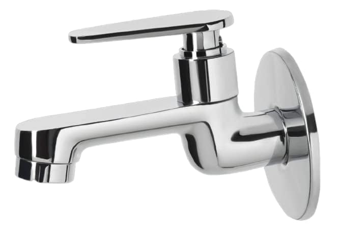 FOLX FBA82 Full Brass Long Body Taps for Bathroom/Home (with Wall Flange and Teflon Tape) (PAN)-image-25