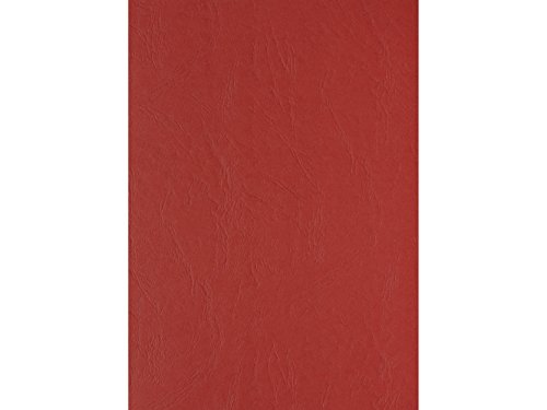 Preisvergleich Produktbild Clairefontaine 2773C Deckblätter - Rückwände, Karton mit Lederstruktur, DIN A4, 240 g / m², 100 Stück, rot