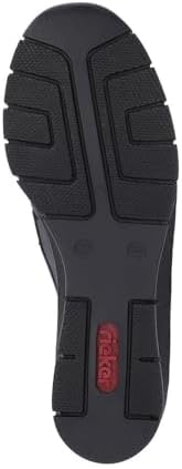 Rieker Women's Glimmer Shoes Black Lea/pat 7 | Image 7
