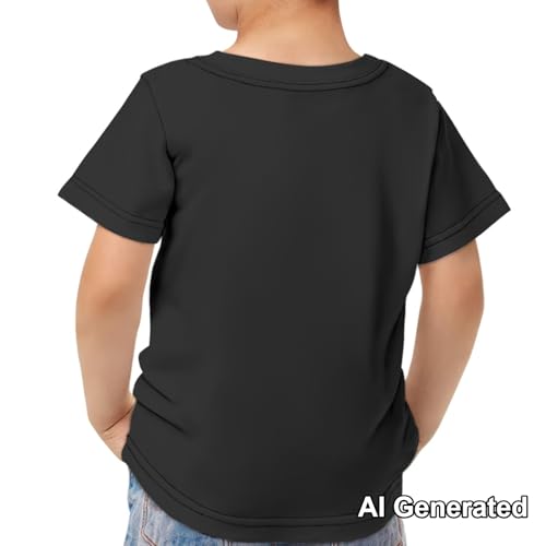 Image of Xhuibop Kids T Shirts for Boys Size 3-16 Girls Short Sleeve Sportswear Active Tops