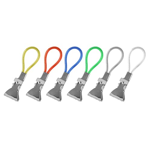 Fackelmann 16091 - Pinzas para paños, amarillo, rojo, azul, verde, gris, blanco, 2,5 cm