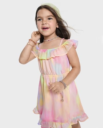 The Children's Place,Baby-Girls,and Toddler Sleeveless Dressy Dresses,Cameo Rainbow,5 Years4