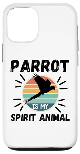 Parrot Is My Spirit �A�j�}�� �J���C�C���� �ʔ��� �I�E�� �X�}�z�P�[�X iPhone 12/12 Pro �p