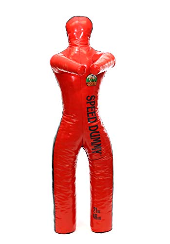 Suples DummySpeed (Legs) Vinyl (XSmall, 27 lbs, 52 in) Wrestling Throwing Dummy (MMA Dummy, Wrestling, Boxing, Jiu Jitsu, Grappling Dummy, UFC, Judo, Combat Sports, Kickboxing)