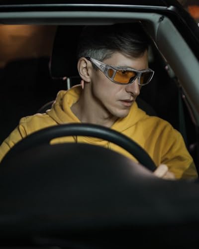 Night Driving Glasses for Men Women Fit Over Sunglasses Anti Glare Polarized HD Night Vision Glasses2