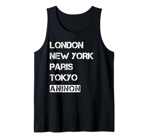 Amo mi ciudad AniNón - mi hogar Camiseta sin Mangas