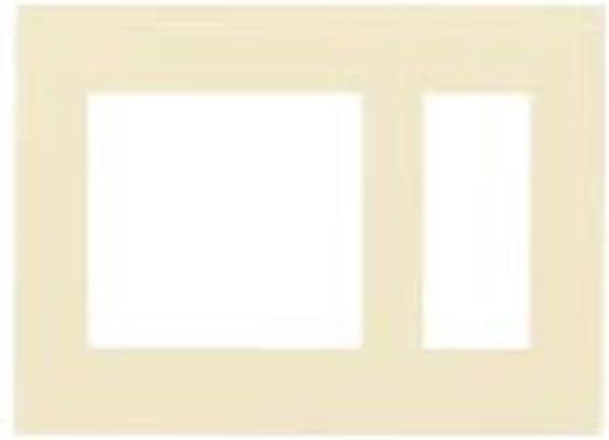 Panasonic Select Outlet Plate, 2 Joint Holes + 3 Connecting Holes, WTL8503F