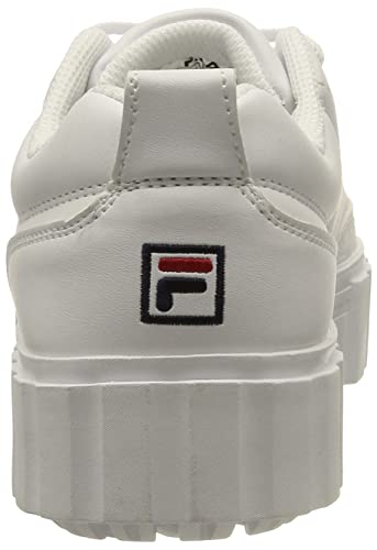 FILA Sandblast Teens, Scarpe da Ginnastica, Bianco...