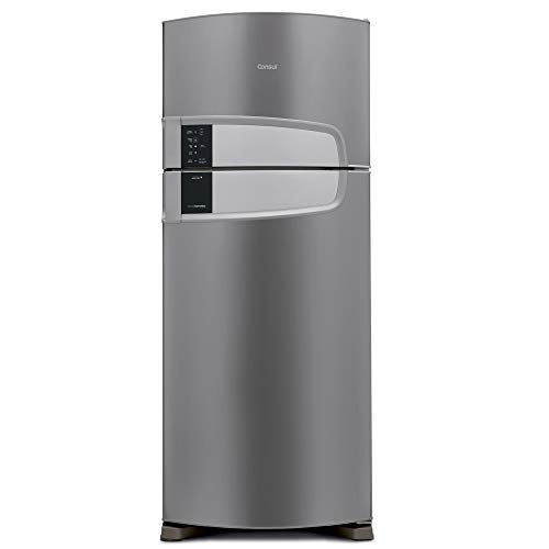 Geladeira Consul Frost Free Duplex 405 litros cor Inox com Horta em Casa 220V
