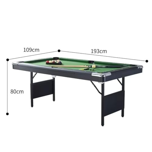 6ft 3-in-1 Portable Faltbare platzsparende Pool-Tisch, Büro-Tisch, Tischtennis-Tisch, EIN Tisch, DREI Verwendungen, Keine Installation Folding Pool-Tisch – Bild 8