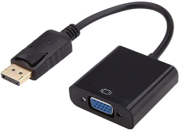 Adaptador DisplayPort a VGA para computadora y proyector miniatura 2