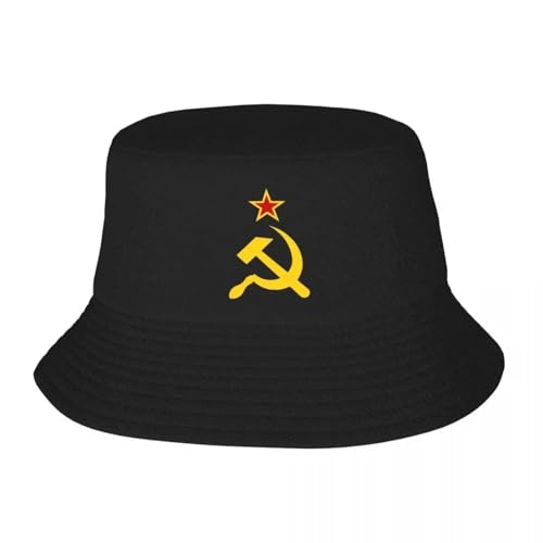 Chapeau de soleil CCCP marteau et faucille style streetwear mixte
