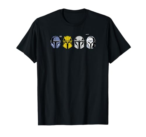 T-shirt Star Wars homme femme imprimé casque Mandalorian style vintage et branché