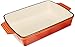GSW 718363 Shadow Plat à gratin en fonte Orange 28,5 x 20 cm 2,8 l