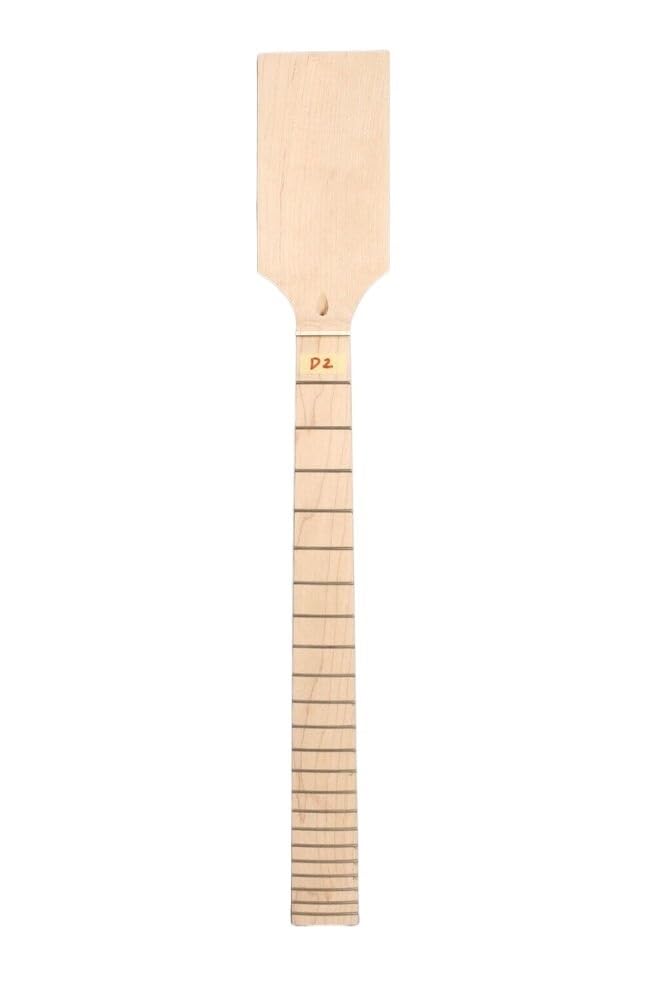 Manico for chitarra baritona a 24 tasti, testa a paddle da 30 pollici, tastiera in acero senza intarsio fai te