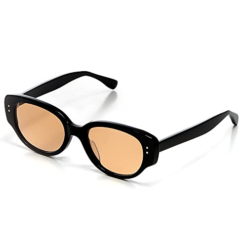 isheep Polarized Orange Lens Sunglasses – Unisex UV400 Protection, HD Polarized Shades for Enhanced Clarity and Glare Reduction, Retro Stylish Eyewear