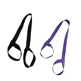 Abaodam 2 Stück Yogamattengurt Gym Stretching Gürtel Fitness Extra Dicke Yogamatte Yoga Bänder Für Stretching Matten Yoga Hängematte Yoga Blöcke Workout Yoga Gurte Yoga Essen