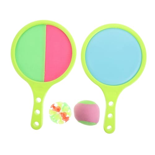 Abaodam 1 Set Sticky Ball Plaything for Kids - Toss and Catch Ball Set with Rackets for Beach Playground - Coordination Training