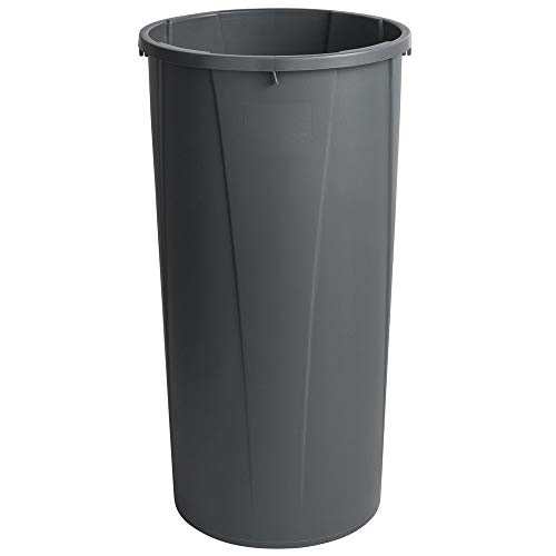 Caneca de basura redonda gris 22 galones PRO&Family