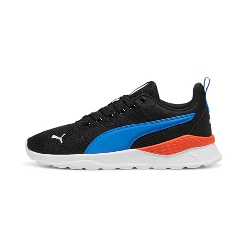 Puma Unisex Kinder Anzarun Lite Jr Low Boots, Puma Black-Hyperlink Blue-Puma White-Redmazing, 37 EU