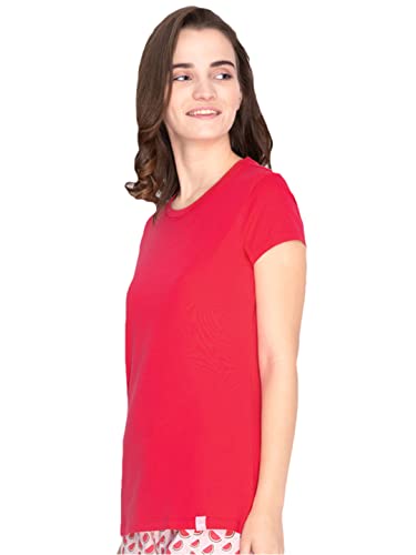 Image of Lyra Women's Cotton Regular Fit T-Shirt
