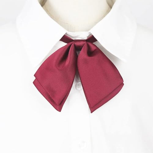 Mantieqingway Adjustable Pre-Tied Bow Tie for Women Girls Blouse Neck ties for Uniform Shirt Bowknot Neckwear2