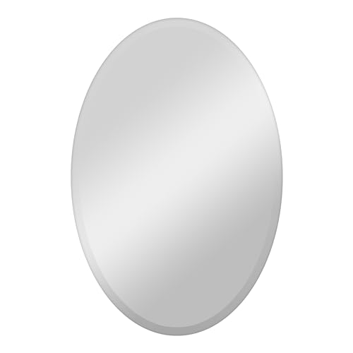 Image of Frameless Mirror 24X36 Beveled Oval