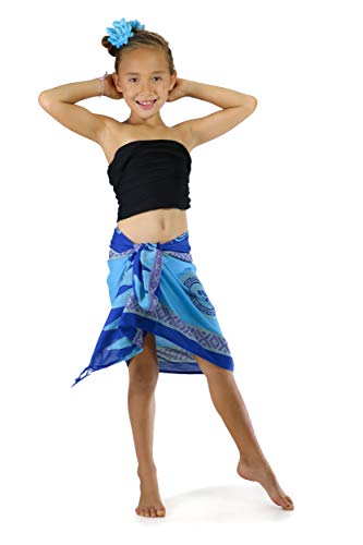 1 World Sarongs Girls Half Swimsuit Cover-Up Pareo Sarong - A Must Have for The Summer!2