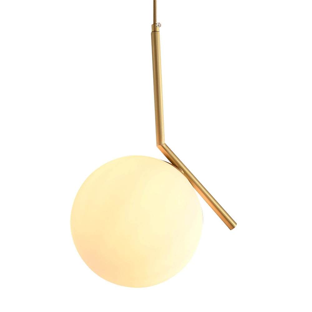 Source lumineuse E27 pour cette lampe suspendue décorative à une tête