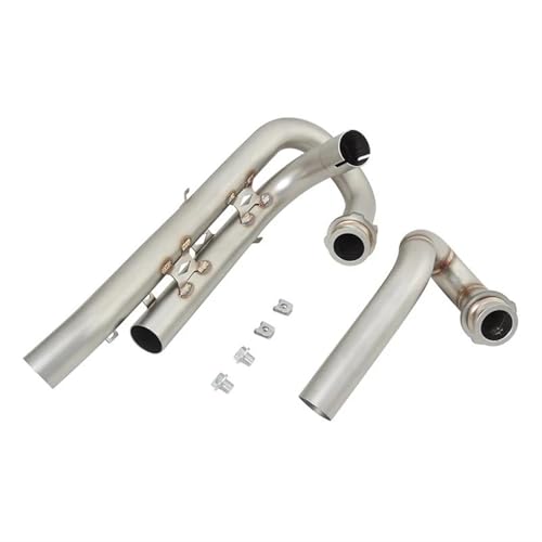 Tuyau d'échappement avant pour Triumph Scrambler 900 2023 collecteur acier brossé