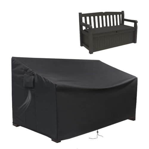 Housse de protection pour banc de jardin robuste en tissu Oxford 420D - 2