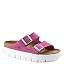 Fuchsia tulip suede